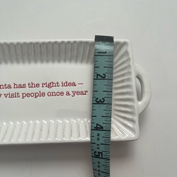 NWT! Mud Pie Christmas Serving Tray - Picture 6 of 8